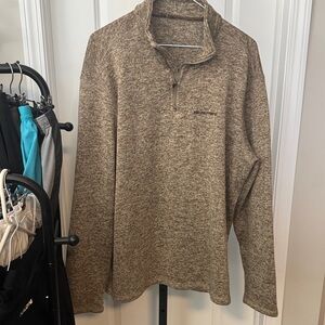 Realtree Men's Tan Zip-Up Sweater. Large without tag